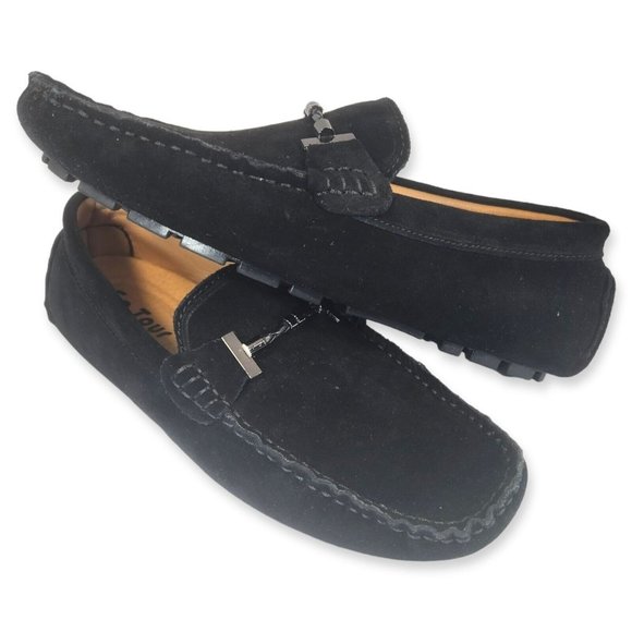 Go Tour Shoes Go Tour Mens 85 Penny Loafers Moccasin Driving Shoes Slip On Flats Boat Shoes